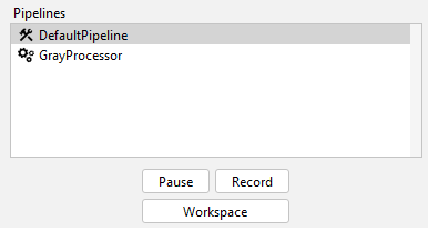 We will select the GrayProcessor we made earlier